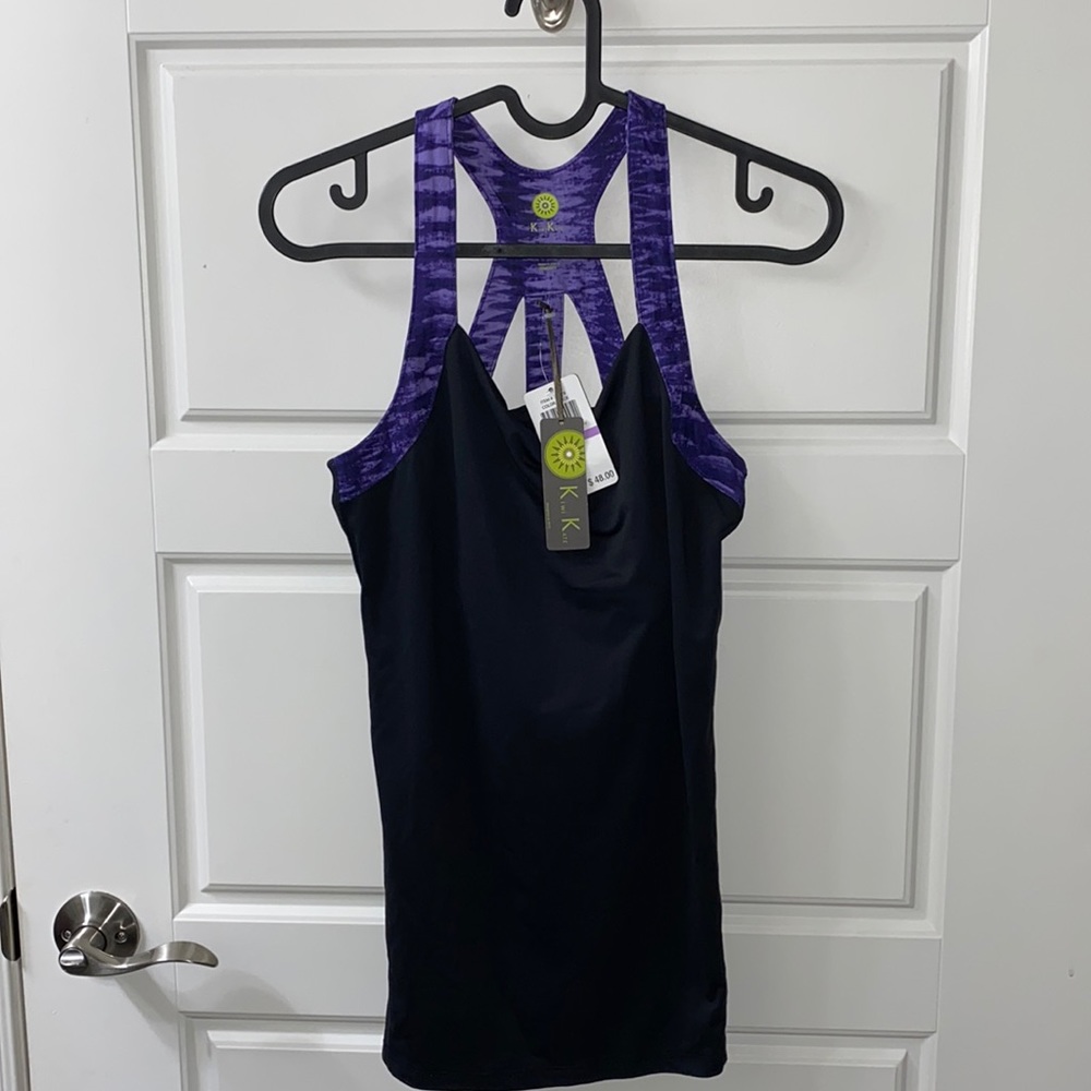 yoga athletic NWT size Small purple black